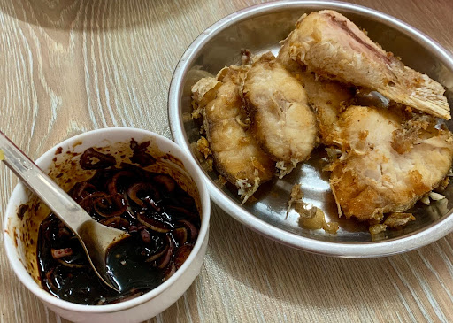 Fried fish with lamchut